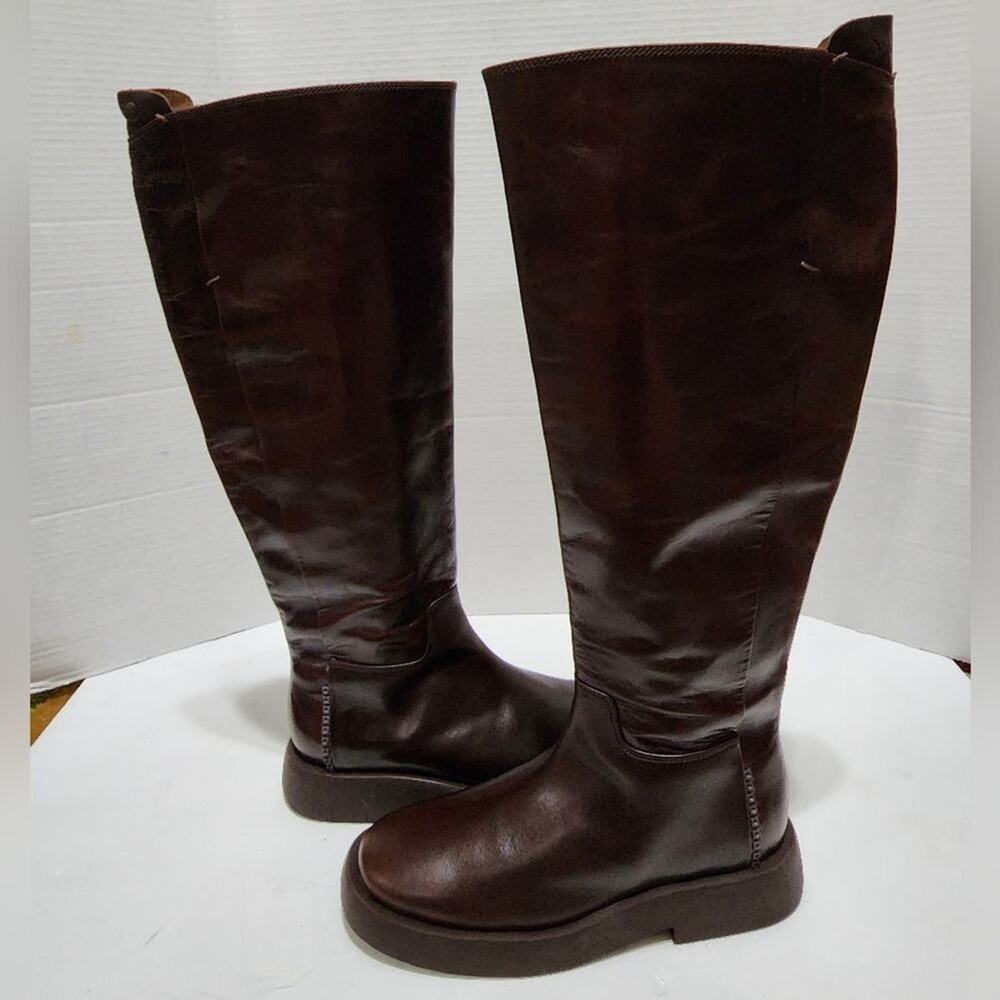 SARTO By Franco Sarto Eliza Knee High Boots‎ Leather Size 7.5 new!!!